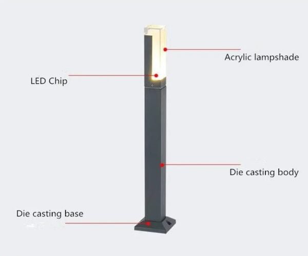 Led Bollard Light - 2001 (7W) - Image 2