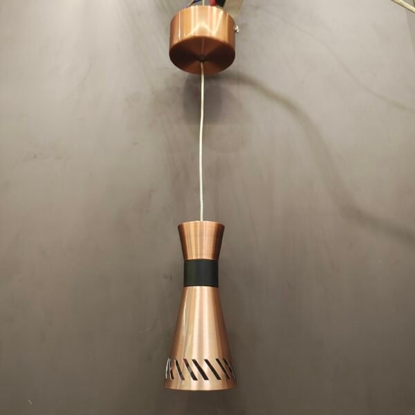 Elegant Rose Gold LED Hanging Light for Warm White Ambiance