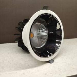 LED COB Downlights – 465 (18W) White Body with Pearl Black Reflector