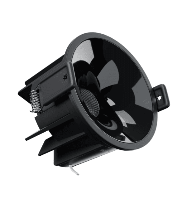 LED COB Downlights – 2058 (7W) Black Body with Gunmetal Black Reflector