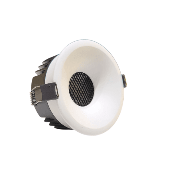 LED COB Downlights - 2072 (12W) White Body with Honeycomb Grill