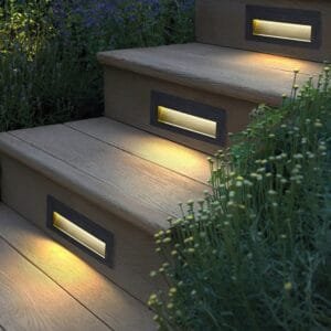 LED Stair Light - 525 (6W) Black (Warm White)