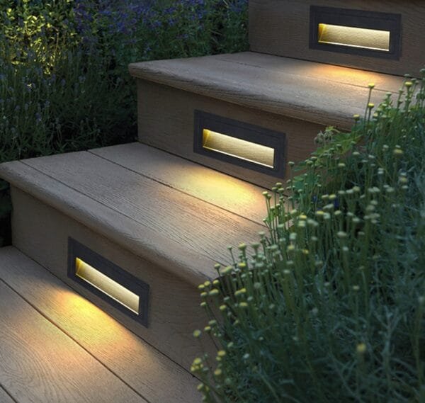 LED Stair Light - 525 (6W) Black (Warm White)